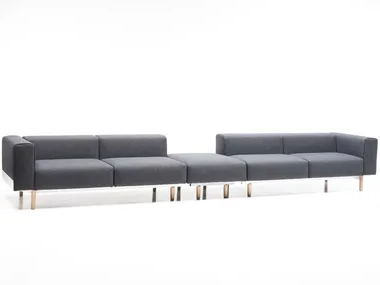 BREAD - Sectional 5 seater fabric sofa _ Diemme