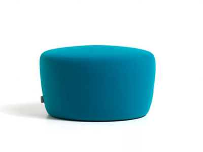 CIRCUIT - Round fabric pouf _ Diemme