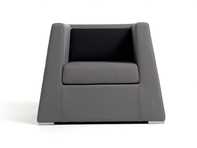 DOUBLE - Modular fabric armchair with armrests _ Diemme
