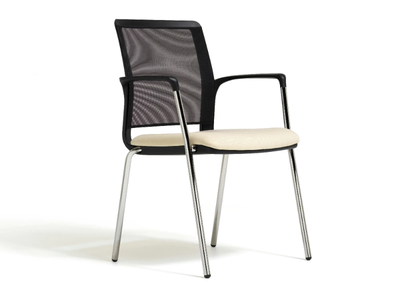 HOST - Stackable chair with armrests _ Diemme