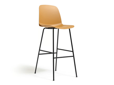 KIRE - High polypropylene stool with back _ Diemme