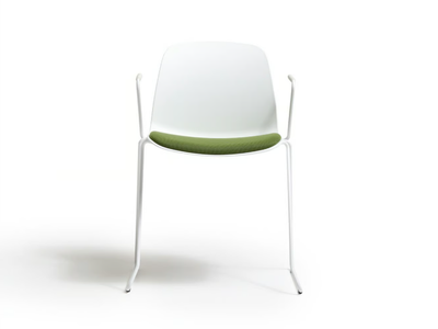 KIRE - Sled base polypropylene training chair with armrests _ Diemme