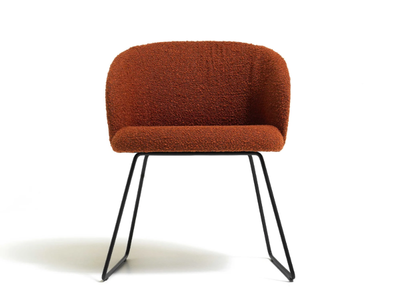 LOFT - Sled base fabric easy chair _ Diemme