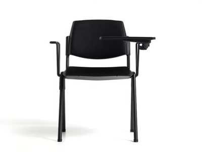 NEW BONN - Fabric training chair with writing tablet _ Diemme