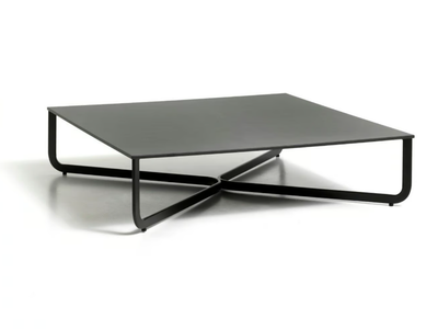 XL - Low square coffee table with HPL top _ Diemme