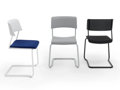 CALA PLUS - Cantilever polypropylene chair