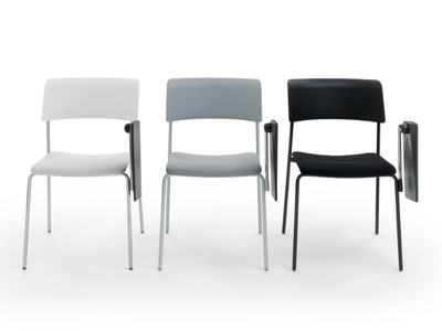 CALA PLUS - Polypropylene training chair with writing tablet