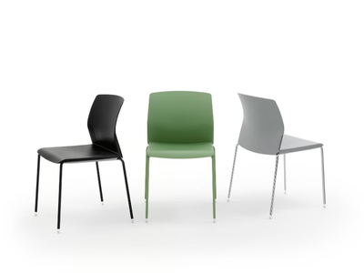 LIBRA PLASTIC - Stackable plastic chair _ Diemmebi