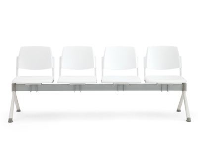VOLÉE PLASTIC - Freestanding polypropylene beam seating _ Diemmebi