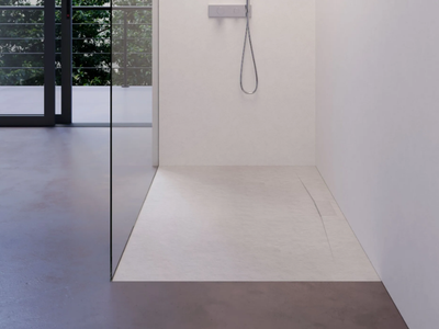 DUAL - Flush fitting rectangular Technogel® shower tray _ DISENIA