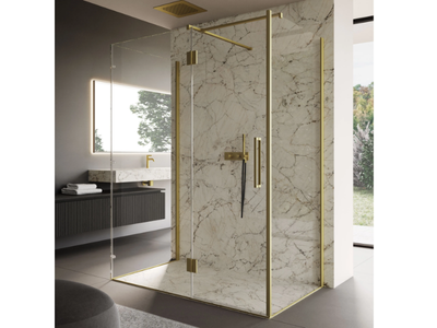 EASY - Free standing rectangular glass shower cabin _ DISENIA