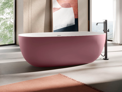 ELLISSE - Freestanding oval Aquatech® bathtub _ DISENIA