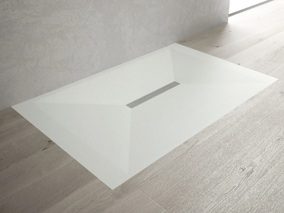 KRUS - Flush fitting rectangular Technogel® shower tray _ DISENIA