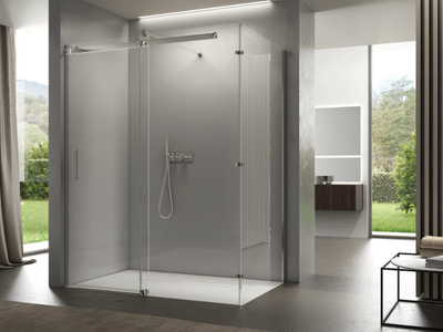 OOPS PSPO+PSFI - Rectangular crystal shower cabin _ DISENIA