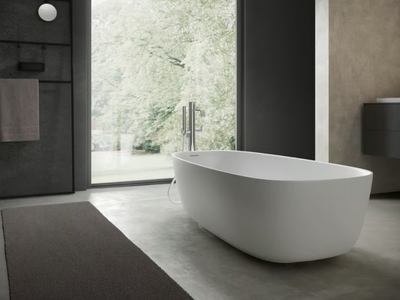 RIVER - Freestanding oval Aquatek bathtub _ DISENIA