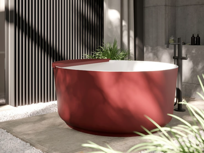 SOUL - Freestanding round bathtub _ DISENIA