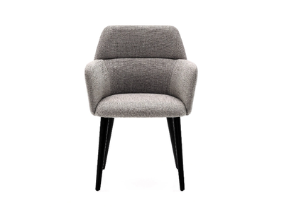 ARCHIE - Fabric chair with armrests