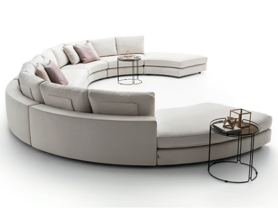 LOMAN - Sectional curved sofa