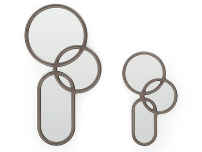 MULTITUDE - Framed wall-mounted mirror _ Ditre Italia