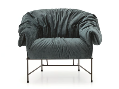 OCTAVIA - Fabric armchair with armrests _ Ditre Italia