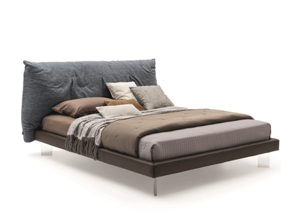 PAPILO - Double bed with upholstered headboard