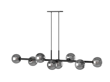 IMURA - LED glass and metal pendant lamp