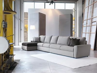 DUFFY - Sectional fabric sofa _ Domingo Salotti