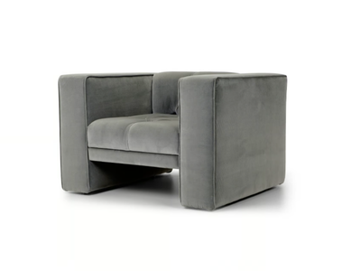 TUBBY - Classic style tufted upholstered leather armchair _ Domingo Salotti