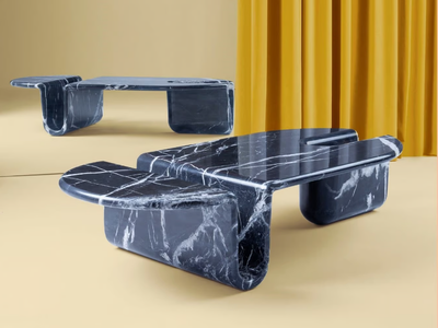 BONNIE & CLYDE - Marble center table _ DOOQ