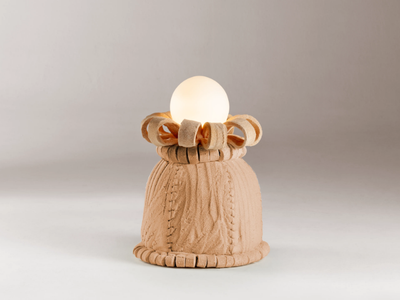 MARJORELLE IRIS - Handmade resin table lamp _ DOOQ
