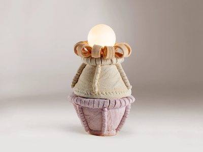 MARJORELLE YUCA - Handmade resin table lamp _ DOOQ