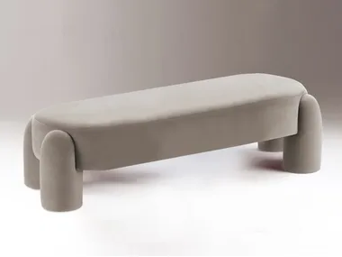 MARLON - Upholstered fabric bench _ DOOQ
