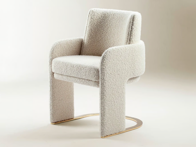 ODISSEIA - Cantilever chair with armrests _ DOOQ