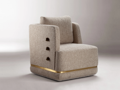 PANORAMA - Armchair with armrests _ DOOQ