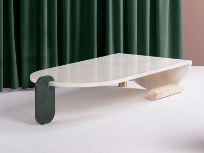 PLAYING GAMES - Marble center table _ DOOQ