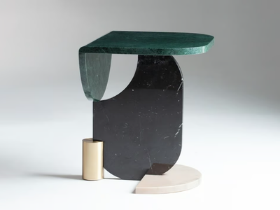 PLAYING GAMES - Marble side table _ DOOQ