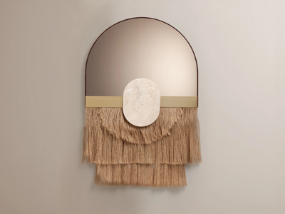 SOUK ECRU - Wall-mounted mirror _ DOOQ