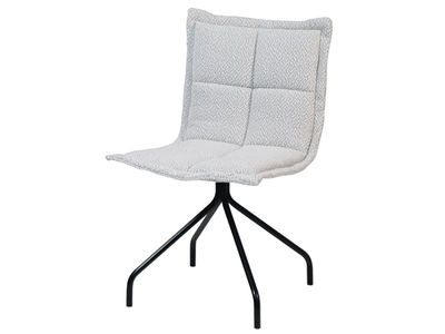 ARA B2 - Upholstered trestle-based chair _ DRESSY