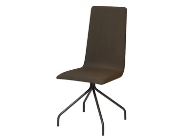 ARA H1 - Upholstered trestle-based chair _ DRESSY
