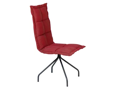 ARA H4 - Upholstered trestle-based chair _ DRESSY