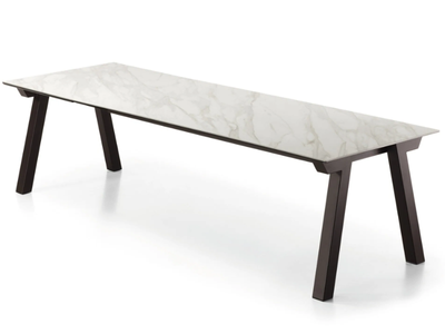 DUERO 525 - Extending rectangular ceramic dining table _ DRESSY