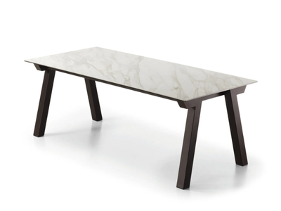 DUERO 526 - Rectangular ceramic dining table _ DRESSY