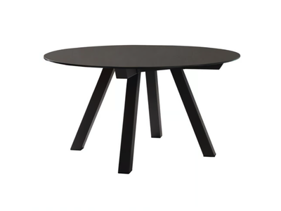 DUERO 529 - Round ceramic dining table _ DRESSY