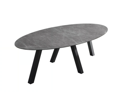 DUERO 539 - Oval ceramic dining table _ DRESSY