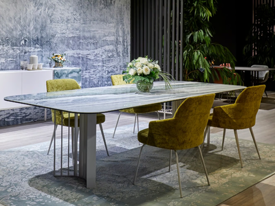 JOPLIN - Rectangular ceramic dining table _ DRESSY