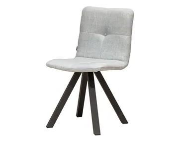 MARAIS B4 - Upholstered trestle-based chair _ DRESSY
