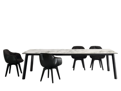 MERLOT - Extending ceramic dining table _ DRESSY