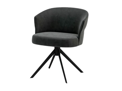 NUBO 4107 - Trestle-based fabric chair _ DRESSY