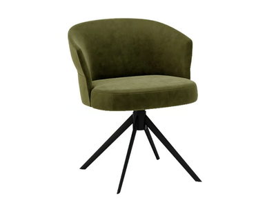 NUBO 4108-4109 - Trestle-based swivel fabric chair _ DRESSY