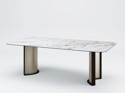 PARKER - Rectangular ceramic dining table _ DRESSY